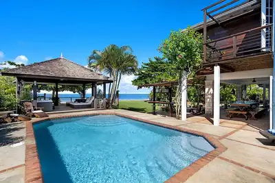 Image de Belle villa en bord de mer sur la plage pittoresque du Bengale dans une communauté fermée
