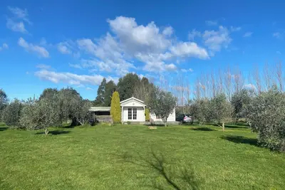 Image de Le cottage Wine Box dans l'Olive Grove