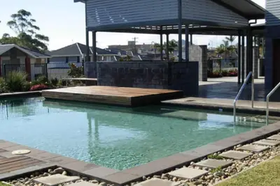 Image de Beach House pour un couple, 2-3 couples ou une grande famille. Près de la plage et de la piscine