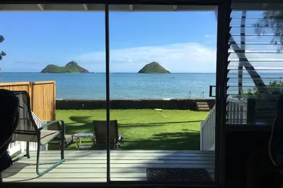 Image de Meilleur emplacement face à l'océan à Lanikai. Duplex Beach House. Superbes vues.