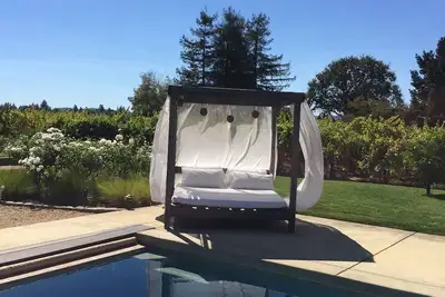 Image de Napa! Nouvelle maison personnalisée, piscine étincelante, vues incroyables et aménagement paysager!