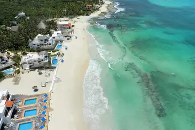 Secret Beach Boat Villa - Sur la plage - Piscine privée - Le propriétaire est un chef! Pas d'algues