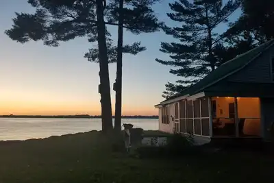 Image de Beach Cottage avant avec des vues spectaculaires, superbes couchers de soleil