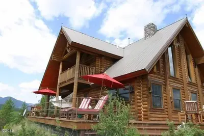 Image de Log Cabin & option dortoir avec Wilderness Vues spectaculaires