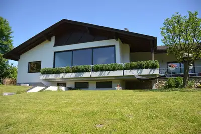 Image de Contemporaine Maison de Campagne, vue sur les Alpes, près de Salzbourg fantastiques