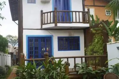 Belle Maison Avec Climatisation, Piscine Et Barbecue À Pereque - Ilhabela