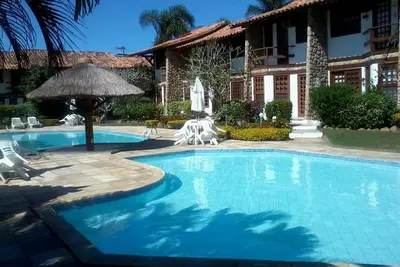 Image de Copropriété familiale et confortable! ! ! - Près de Manguinhos et de la plage de Geribá.