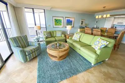 Image de Condo de luxe, balcon, plage, Sanibel Harbour Resort, Harbour Tower 611