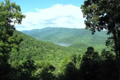 Image de Château de montagne d'Asheville avec des vues à un million de dollars et un grand bain à remous