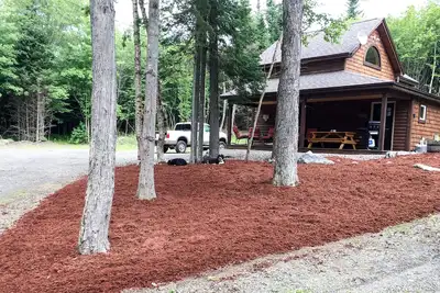 Image de Retraite rustique privée Timberframe à Pittsburg, Nh