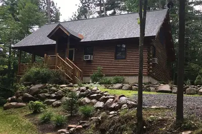 Image de Détente Log Cabin Retreat minutes de Whiteface