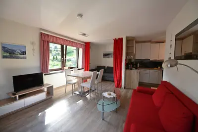 Image de Bel appartement pour 4 personnes avec une vue spectaculaire et skier d'octobre à juin.