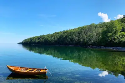 Image de Idyllique à la plage Vätterns