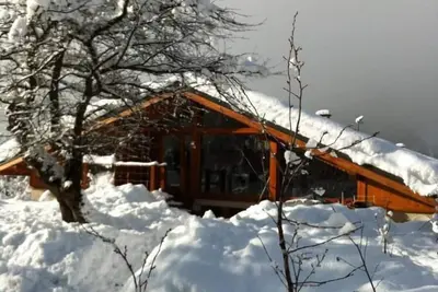 Image de Chalet de charme avec beaucoup de lumière et vue sur le mont blanc