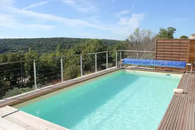 Maison avec piscine et vue panoramique