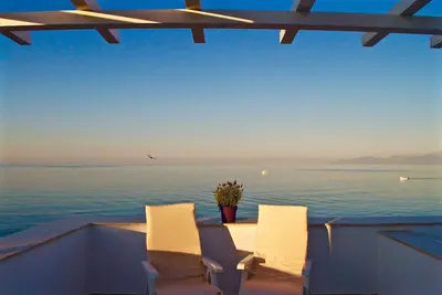 Casadisale le golfe du Solanto, trois mètres de la mer.