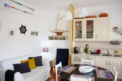 Appartement à Villa, très belle terrasse, à 300m de la plage
