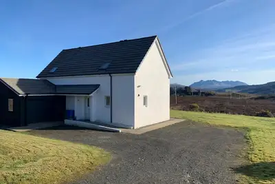Hébergement indépendant, Portree, île de Skye Vues panoramiques de Cuillins