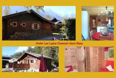 Image de #Chalet indépendant, mezzanine, jardin clos, terrasse, parking, face Mont-Blanc