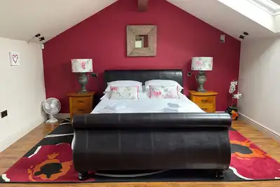 Escapade romantique rural pour deux - le luxe à une chambre chalet spacieux,