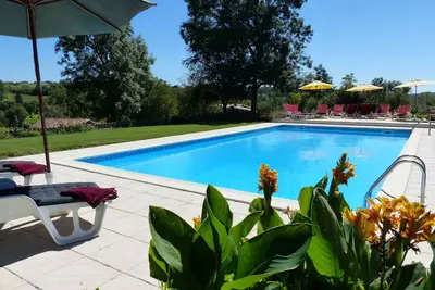 Image de La Maison & La Chaumière: Piscine chauffée, Spa, Sauna & Four à Pizza