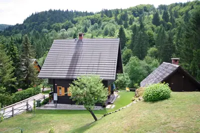Image de Lake Bohinj - Maison au bord de la rivière