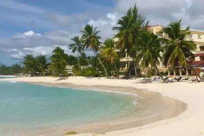 Beachfront Apartment In St Lawrence Gap Barbados