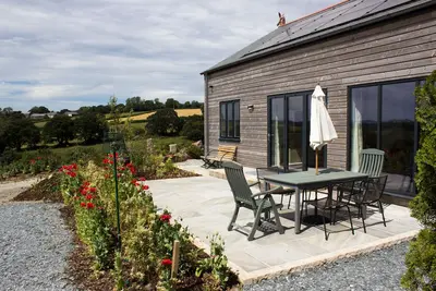 Image de Nouvelle maison à ossature bois haute spécification - vues fantastiques