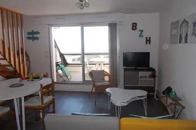 Image de Appartement duplex tout confort vue mer 2 chambres dans une résidence calme