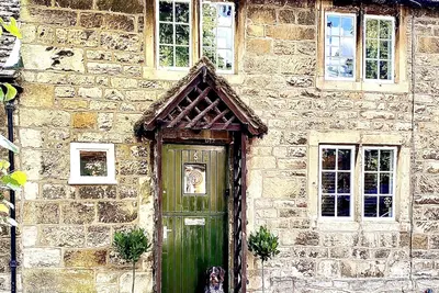 Image de Cottage traditionnel en pierre de Cotswold, Winchcombe, Cotswolds Way.