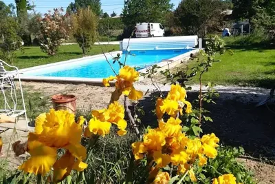 Image de Gîte Le Garrus, jardin, piscine, à proximité des Gorges de l'Ardèche