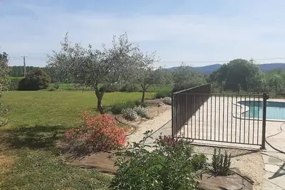Image de maison de vacances jardin et piscine privés sud ardeche vallon pt d'arc