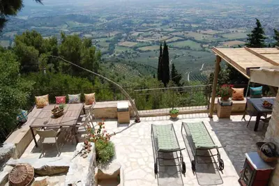 Image de Villa avec jardin et vue extraordinaire sur l'Ombrie