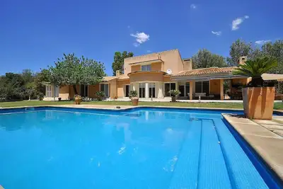 Image de Sa Rota - Magnifique villa avec piscine et court de tennis �� Buñola pour les familles. T��lévision par satellite. Ping Pong. -82618- - WiFi gratuit