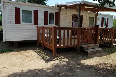 Mh climatisé 3chambres, 2sdb, 2wc camping La Carabasse****