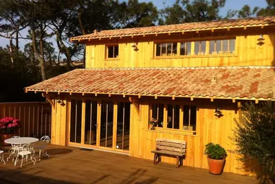 Image de Cap Ferret, très belle villa récente en bois