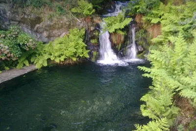 Image de watermill Reconstruite, , Water Falls. Piscine privée. Court de tennis