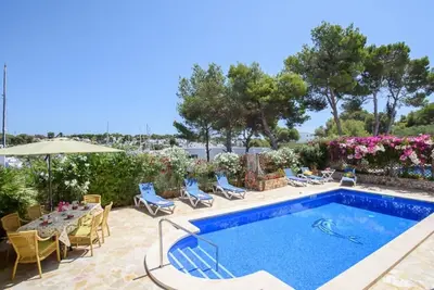 Image de Can Veler - Belle villa avec un emplacement idéal et des vues impressionnantes vers la Marina! - Wifi gratuit