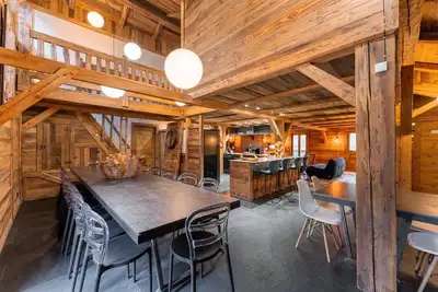 Image de Ferme Champ'Alp, 32 personnes. Chalet Haut de Gamme Sauna et Bains nordiques.