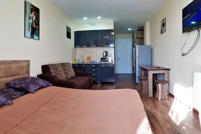 Image de Ceci est un fantastique appartement de station de ski pouvant accueillir jusqu'à 4 personnes à New Gudauri.