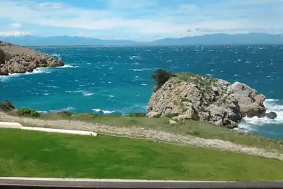 L'escala : Front de mer - Résidence avec piscine - Vue baie de Roses et Pyrénée