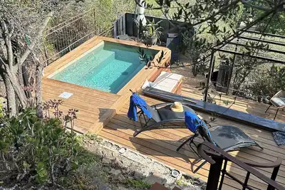 Image de Maison d'époque, 2 grandes terrasses, vues, jacuzzi, plage et restaurants