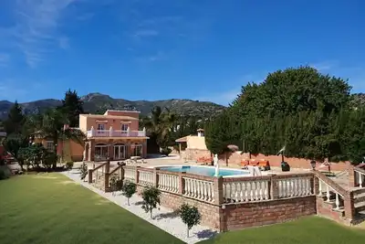 Image de Villa + piscine privée chauffée + jacuzzi + vue magnifique sur la mer + barbecue, Malaga, Costa del Sol