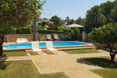 Image de Maison Avec Piscine à 100 mètres de la plage avec A \/ A, à Costa Calma, Calvia, Majorque
