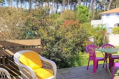 Image de Grand lodge sous les pins, au calme, 2ch \/plages à 3km\/ bbq+vélos+wifi\/Classé 3*