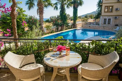 Image de Bel appartement pour 2 personnes, 1er étage, balcon, vue sur la mer, emplacement central