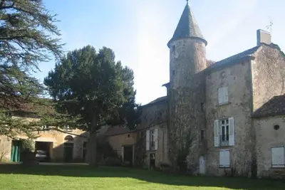 Image de Manoir les Aliberts (1, 5 hectares de parc arboré, piscine, billard, babyfoot. . . )