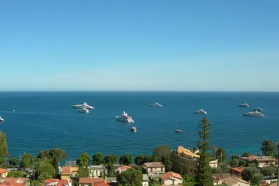 Image de Apt-villa vue mer, jardin- terrase, piscine, proche plage, entre Nice/ Monaco