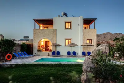 Image de Aeolus family villa, private pool, stunning sea views, Wifi, 5min from beach