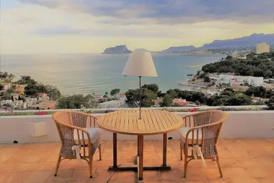Image de Villa de luxe avec une vue magnifique sur la mer Méditerranée dans le Portet de Moraira